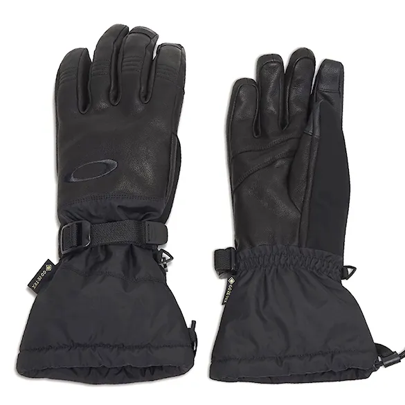 Snowboard Gloves Oakley Ellipse Goatskin Gauntlet Gloves blackout 2026 - 1