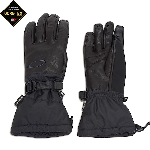 Rękawice snowboardowe Oakley Ellipse Goatskin Gauntlet Gloves blackout 2026 - 1