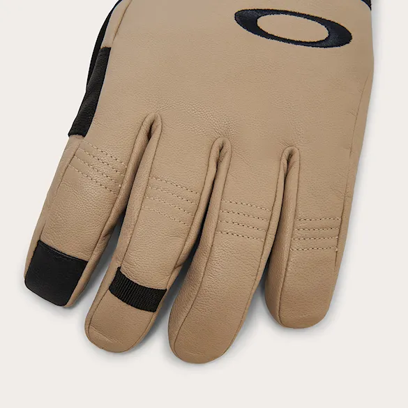 Rękawice snowboardowe Oakley Ellipse Goatskin Gauntlet Gloves pebble 2026 - 3