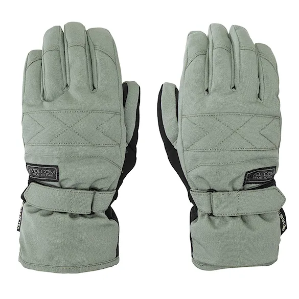 Rękawice snowboardowe Volcom Wms Peep Gore-Tex lichen green 2025 - 1