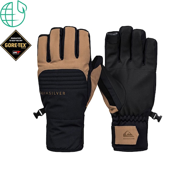 Rukavice na snowboard Quiksilver Hill Gore-Tex otter 2020 - 1
