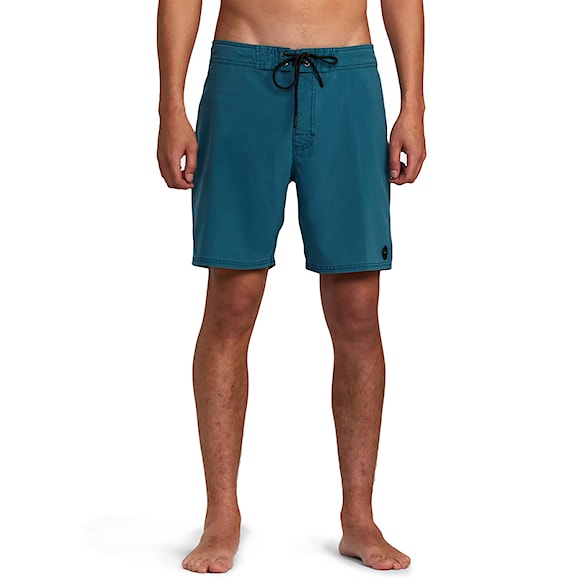 Plavky RVCA VA Pigment Trunk mallard blue 2023 - 1