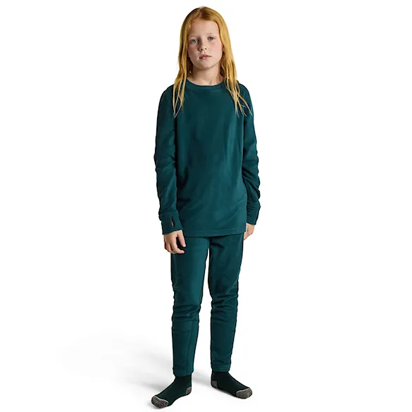 Zestaw bielizny funkcyjnej Burton Kids Heavyweight Fleece Set deep emerald 2026 - 3