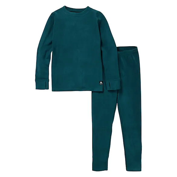 Zestaw bielizny funkcyjnej Burton Kids Heavyweight Fleece Set deep emerald 2026 - 1