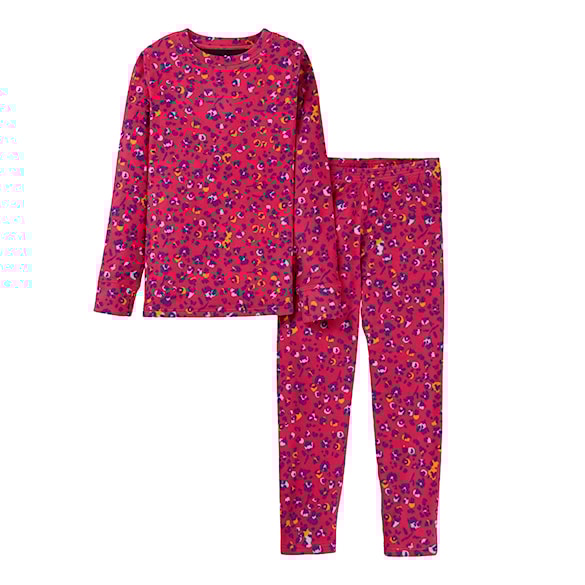 Zestaw bielizny funkcyjnej Burton Kids Heavyweight Fleece Set wildcat floral 2026 - 4