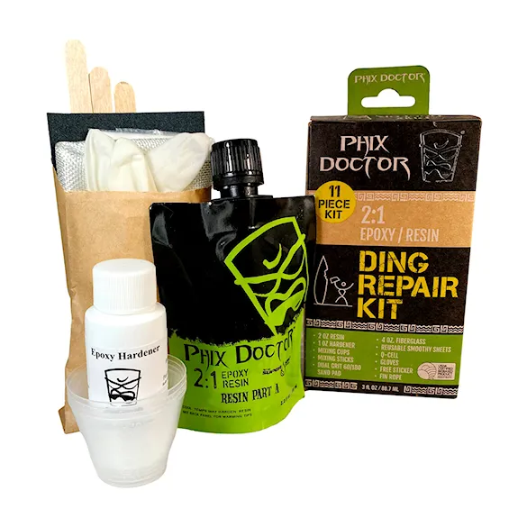 Surfboard Repair Kit Phix Doctor Epoxy Kit 6 Oz Bio Resin (Eps / Styrofoam) - 1