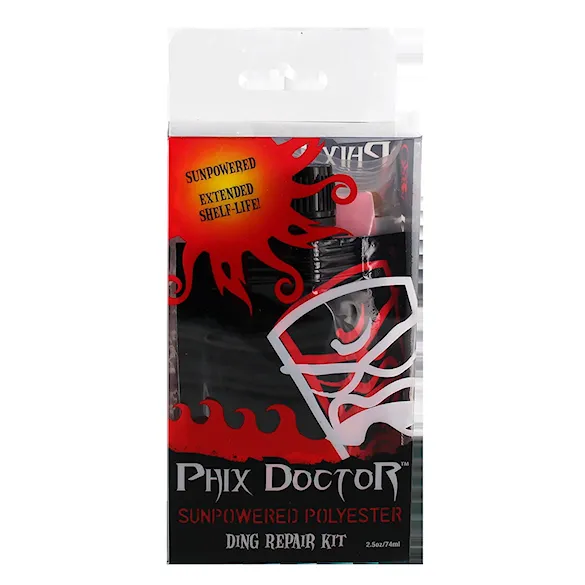 Surfboard Repair Kit Phix Doctor Epoxy & Polyester Kit - 2.5 Oz - Sunpowered - 1