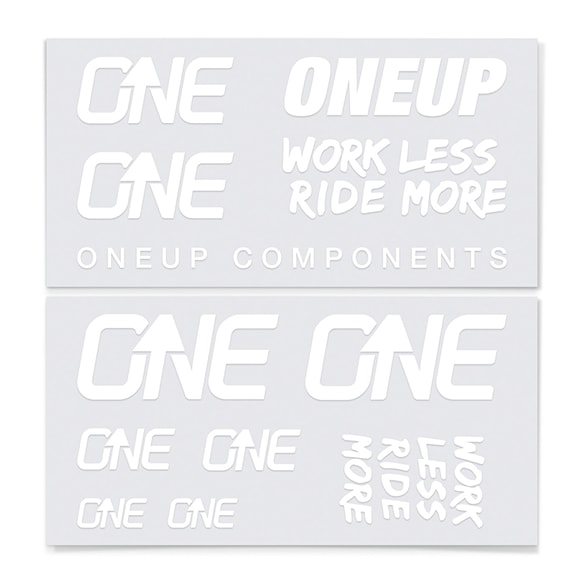 Naklejki OneUp Decal Kit Handlebar white - 1