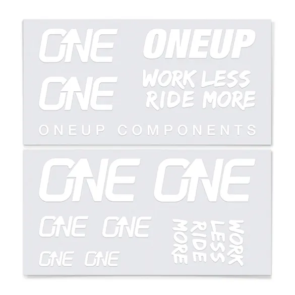 Naklejki OneUp Decal Kit Handlebar white - 1
