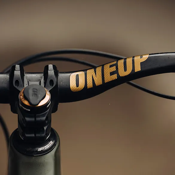 Naklejki OneUp Decal Kit Handlebar gold (kashima) - 2