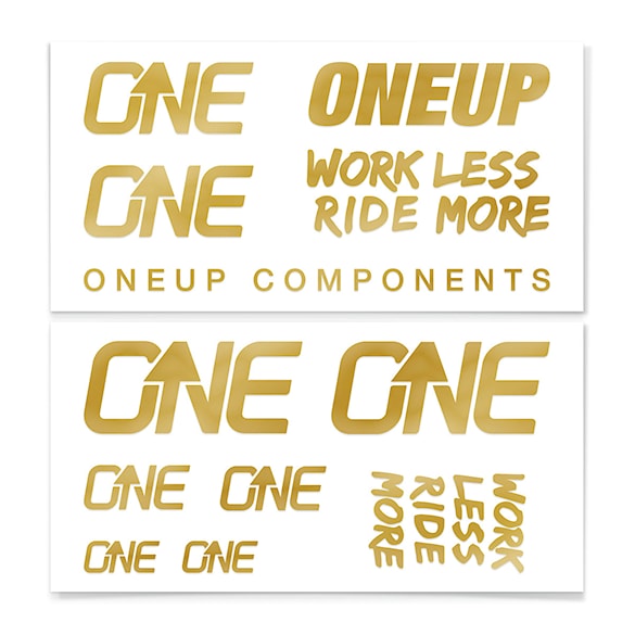 Naklejki OneUp Decal Kit Handlebar gold (kashima) - 1