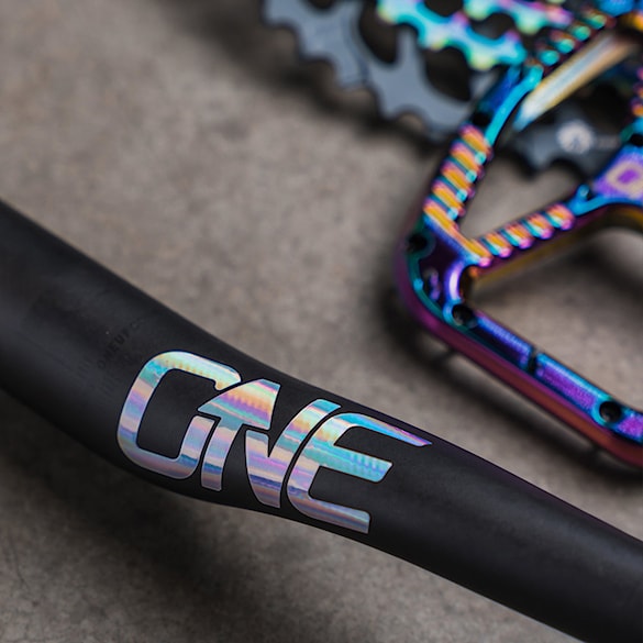 Stickers OneUp Decal Kit Handlebar oil slick - 2