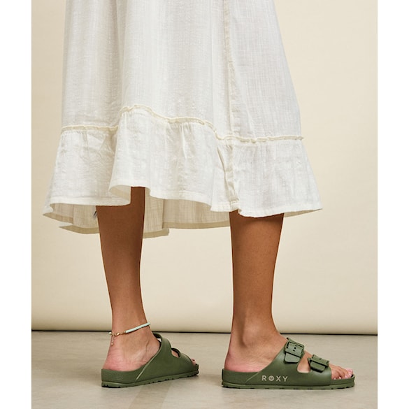Šľapky Roxy Kattie oil green 2025 - 6