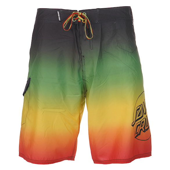 Plavky Santa Cruz Zion Boardie irie fade 2012 - 1