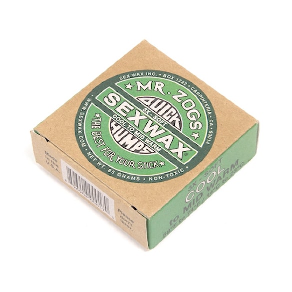 Surfboard Wax Sex Wax Quick Humps Cool green - 1