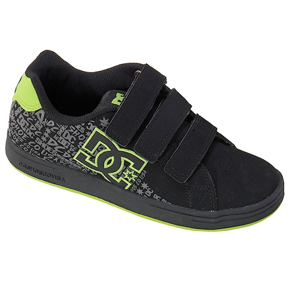 Tenisky DC Character V black/lime 2013 - 1