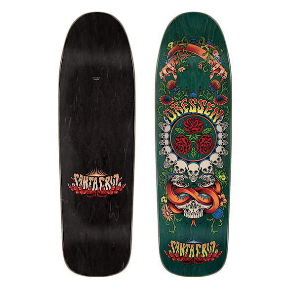Skate deska Santa Cruz Skateboards Dressen Rose Crew Three Shaped 9.31" 2023 - 1