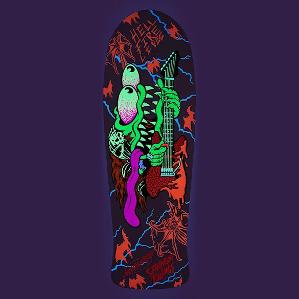 Skate doska Santa Cruz Skateboards Stranger Things Meek Slasher Eddie Reveal 10.1 2025 - 2