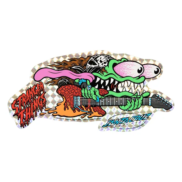 Skate doska Santa Cruz Skateboards Stranger Things Meek Slasher Eddie Reveal 10.1 2025 - 3