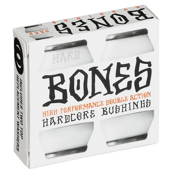 Skateboard bushingy Bones Hard white - 1