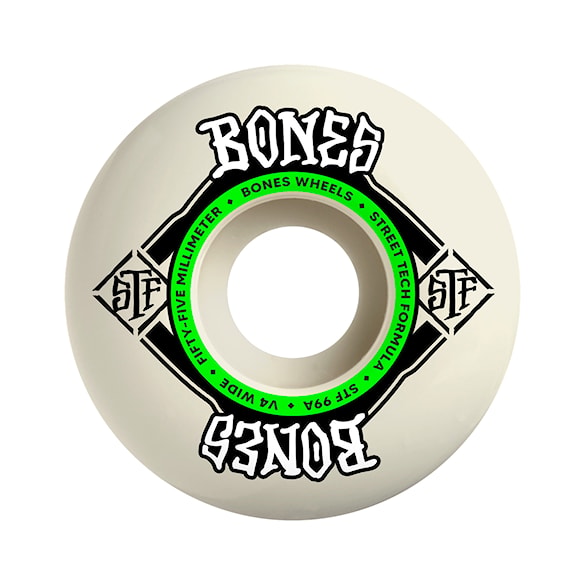 Skateboard kolečka Bones STF Wide V4 Street Tech Formula 55mm/99A 2025 - 1