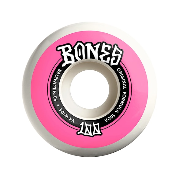 Skateboard kolečka Bones Wide 100'S V4 Original Formula 53mm/100A 2025 - 1