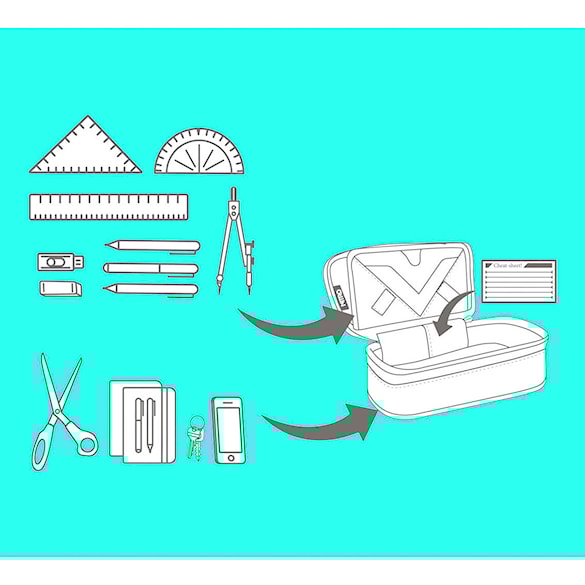 Piórnik Nitro Pencil Case XL peace love nitro - 2