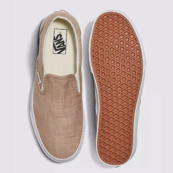 Slip-on tenisky Vans Classic Slip-On summer linen incense 2024 - 2