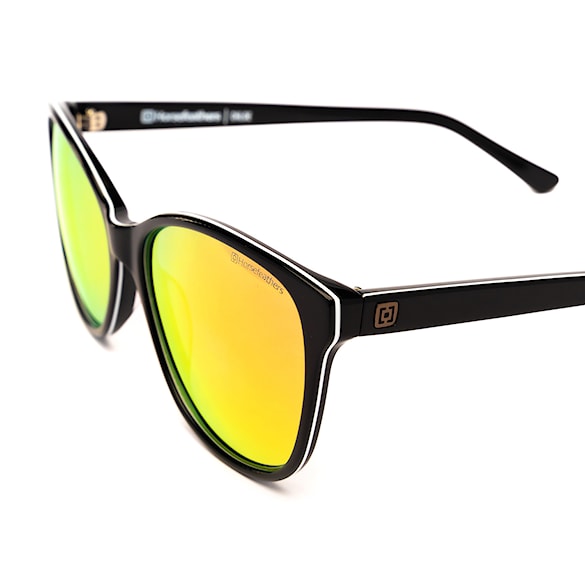 Slnečné okuliare Horsefeathers Chloe gloss black | mirror rose - 2