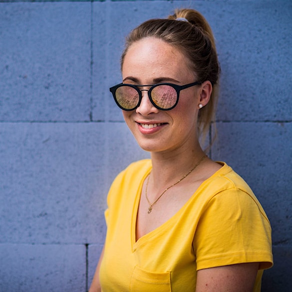 Okulary przeciwsłoneczne Horsefeathers Nomad matt black | mirror rose - 5