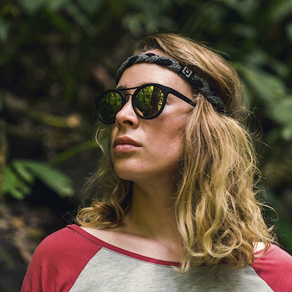 Okulary przeciwsłoneczne Horsefeathers Nomad matt black | mirror rose - 7