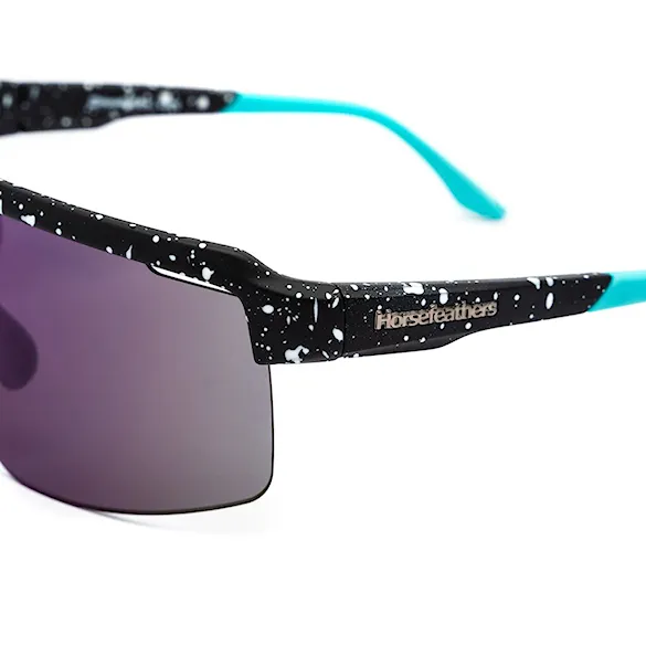 Okulary rowerowe Horsefeathers Scorpio black splash | mirror green - 2