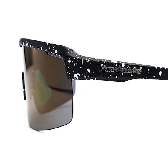 Okulary rowerowe Horsefeathers Scorpio black splash | mirror green - 4