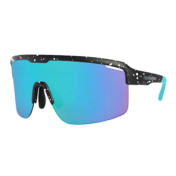 Okulary rowerowe Horsefeathers Scorpio black splash | mirror green - 1