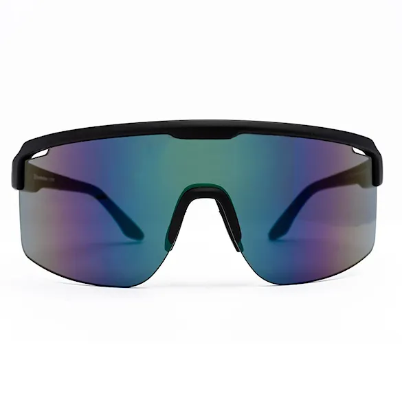 Bike okuliare Horsefeathers Scorpio matt black | mirror green - 3