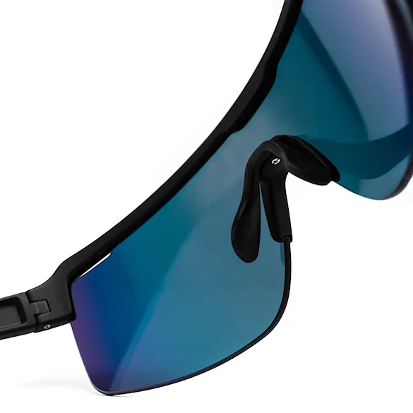 Bike okuliare Horsefeathers Scorpio matt black | mirror green - 4