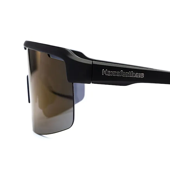 Bike okuliare Horsefeathers Scorpio matt black | mirror green - 5