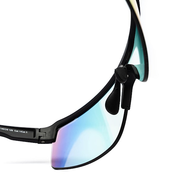 Bike okuliare Horsefeathers Scorpio Photochromic matt black | mirror green - 4