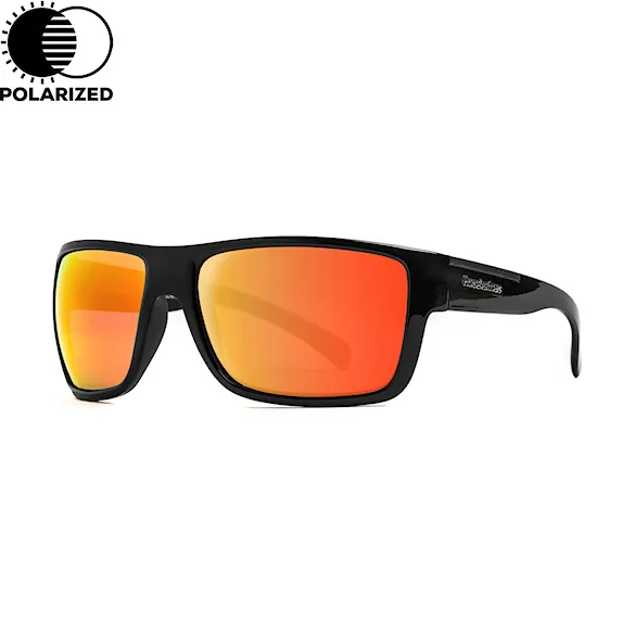 Okulary przeciwsłoneczne Horsefeathers Zenith gloss black | mirror red - 1