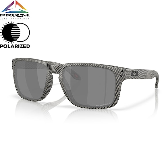 Sunglasses Oakley Holbrook XL matte grey ink fingerprint | prizm black polar 2025 - 1