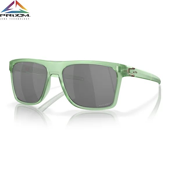 Okulary przeciwsłoneczne Oakley Leffingwell matte trans jade | prizm black - 1