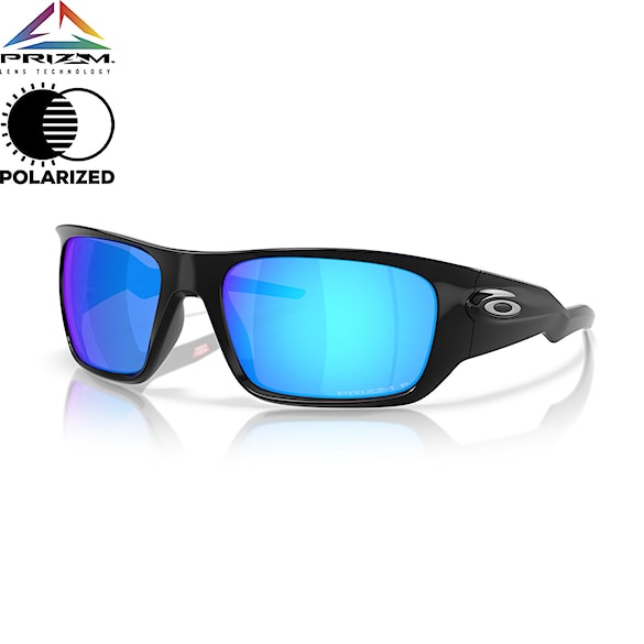 Okulary przeciwsłoneczne Oakley Masseter polished black | prizm sapphire polar - 1