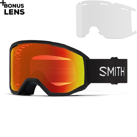 Bike okuliare Smith Loam MTB black | red mirror antifog+clear 2026 - 1
