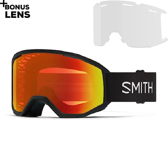 Bike okuliare Smith Loam MTB black | red mirror antifog+clear 2026 - 1