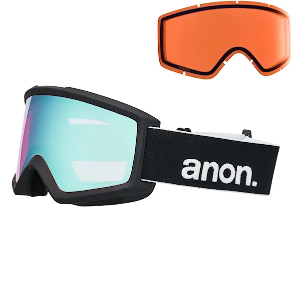 Snowboardové brýle Anon Helix 2 black | perceive variable blue+amber 2027 - 1