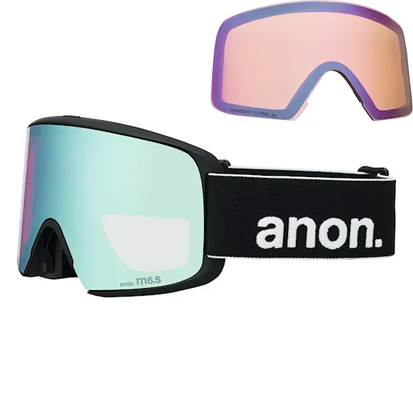 Snowboardové brýle Anon M6S black | perceive variable blue+p.cloudy pink 2027 - 1