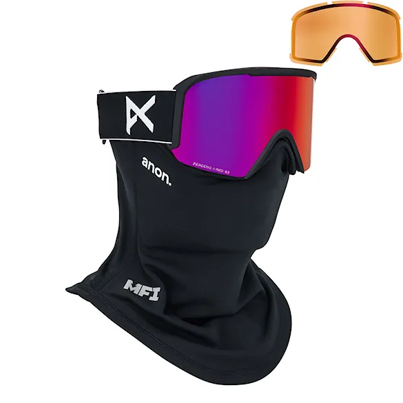 Snowboardové brýle Anon Nesa black | perceive sunny red+p.cloudy burst 2027 - 1