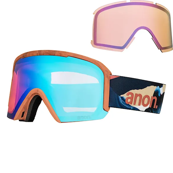 Snowboardové brýle Anon Nesa S marble collage | perc.variable blue+p.cloudy pink 2027 - 1