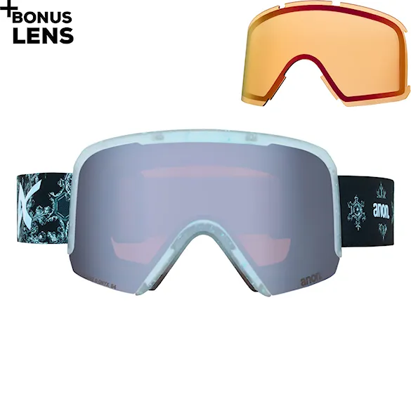 Snowboardové okuliare Anon Nesa S snow flurry | perceive sunny onyx+p.cloudy burst 2026 - 1
