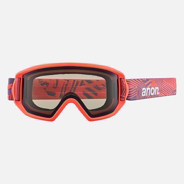 Gogle snowboardowe Anon Relapse Jr MFI zig zag | smoke 2025 - 3